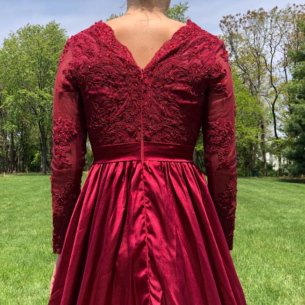 Red Prom Dress - Picture 4 of 6